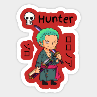 Roronoa Zoro, Pirate Hunter Sticker